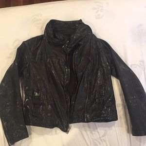 All Saints size 14 leather jacket.